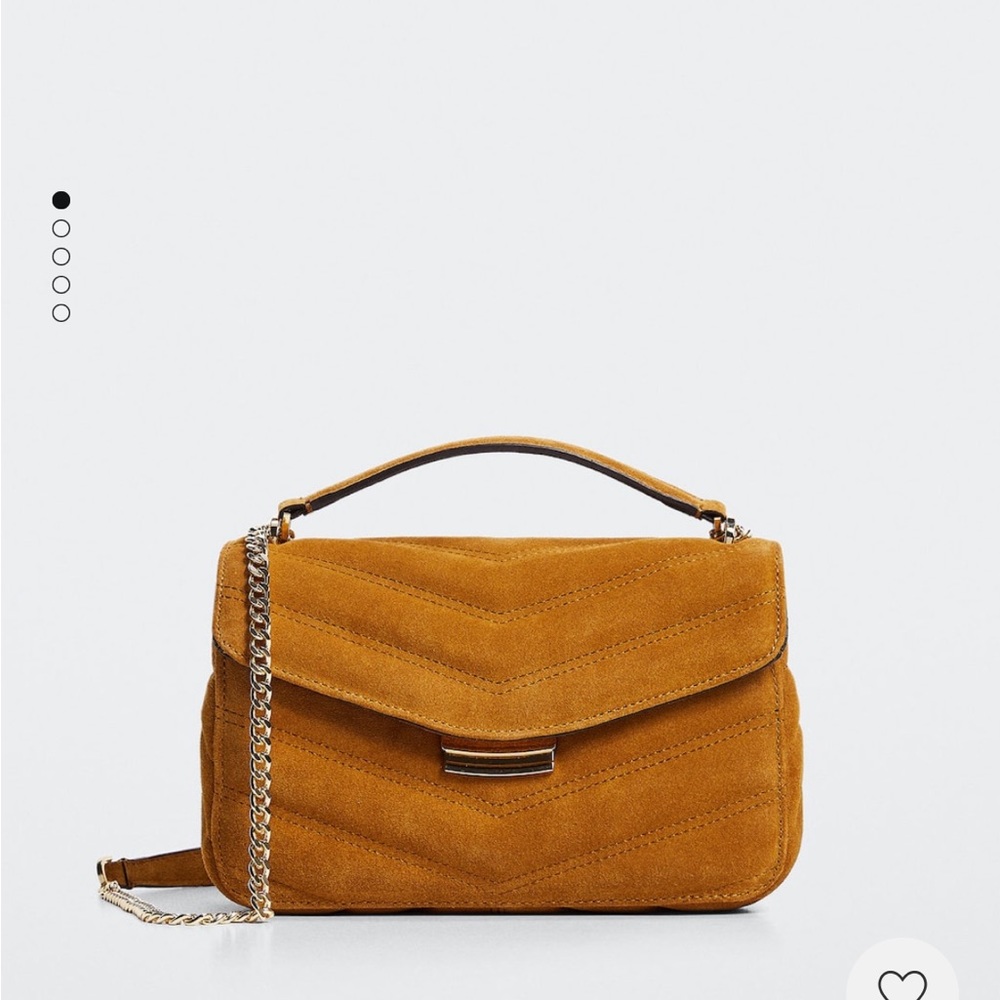 New MNG Mango chain leather bag